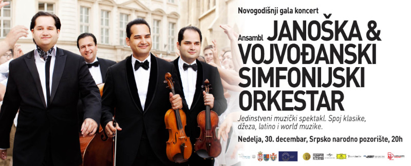 Novogodišnji gala koncert – Ansambl JANOŠKA & VOJVOĐANSKI SIMFONIJSKI ORKESTAR