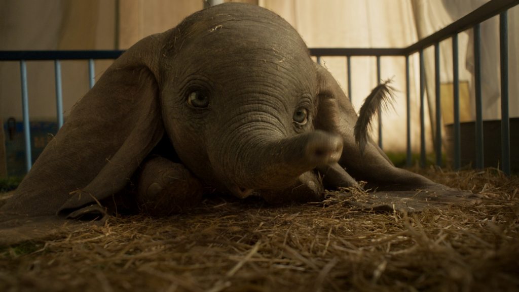 EARS TO YOU – In Disney’s all-new, live-action feature film “Dumbo,” a newborn elephant with oversized ears make him a laughingstock in an already struggling circus. But Dumbo takes everyone by surprise when they discover he can fly. Directed by Tim Burton, “Dumbo” flies into theaters on March 29, 2019. ©2018 Disney Enterprises, Inc. All Rights Reserved.