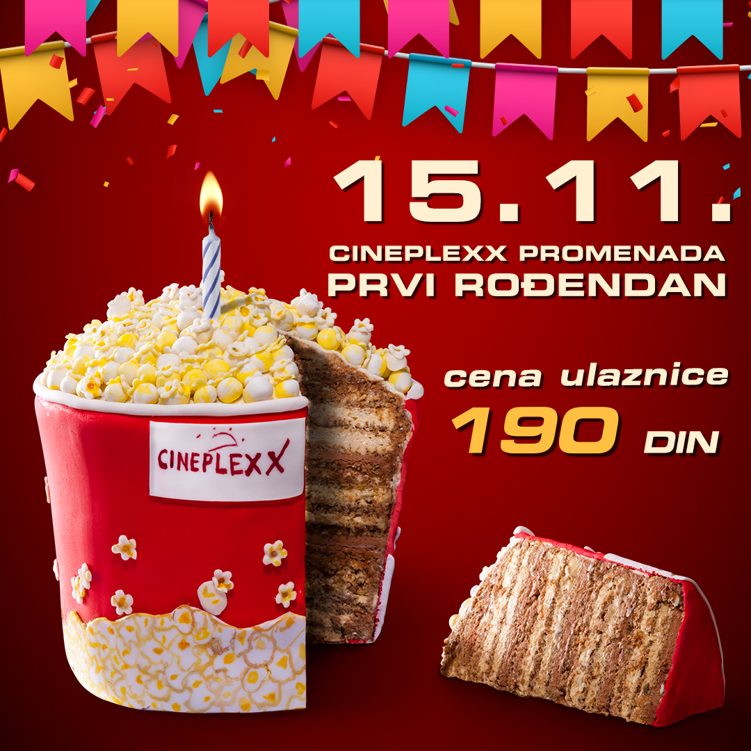 Cineplexx Promenada slavi svoj prvi rođendan