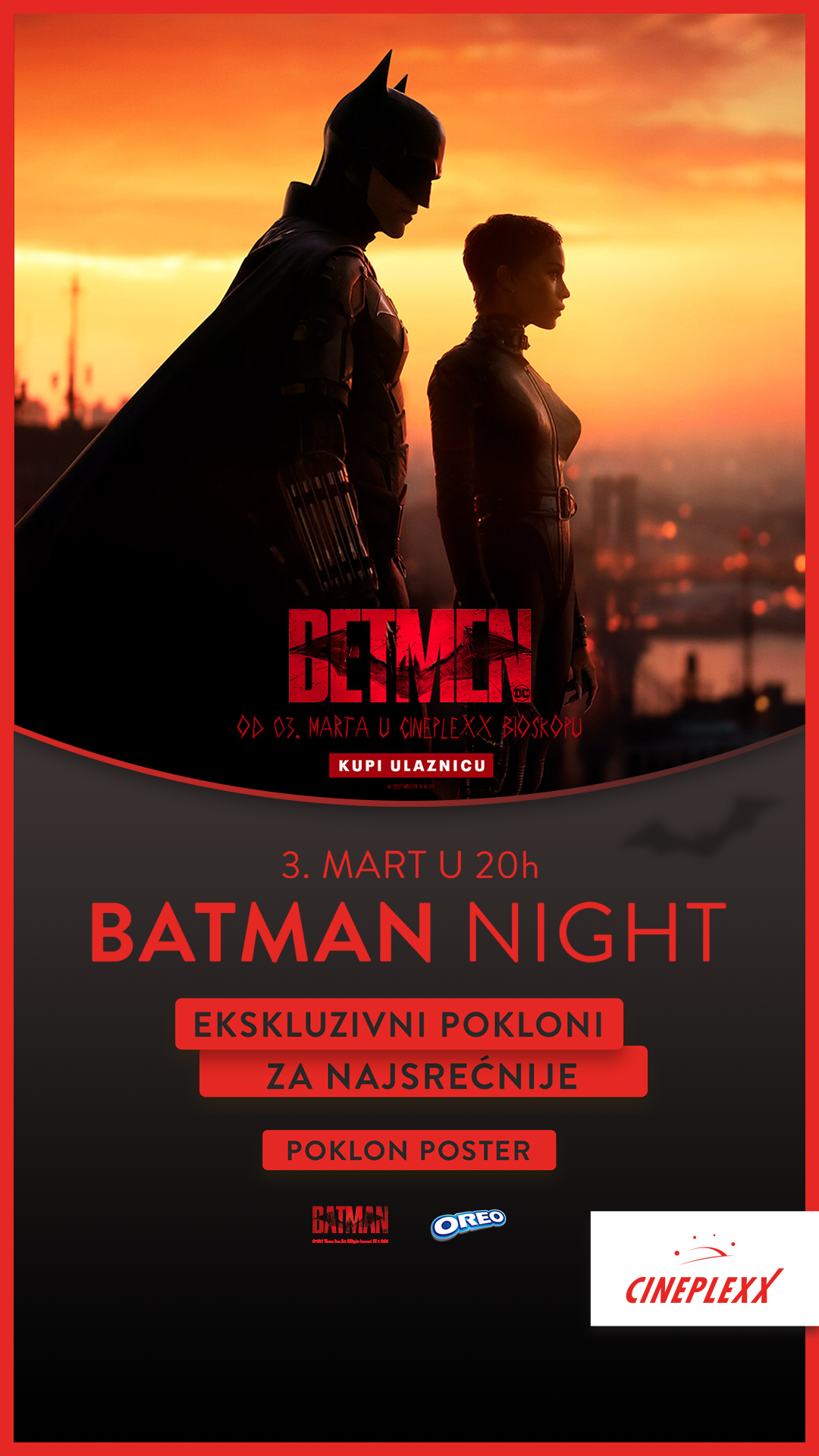 Batman night u bioskopu Cineplexx Promenada
