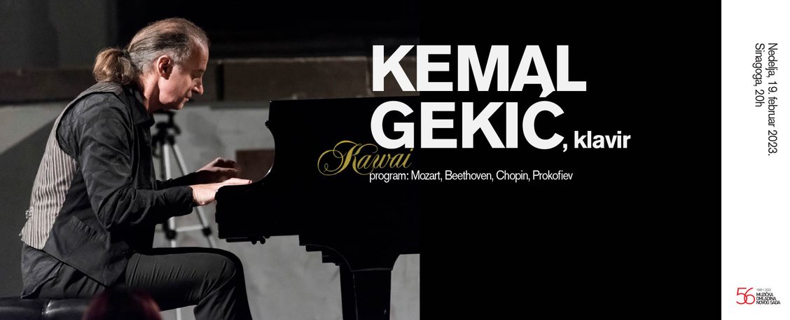 Koncert pijaniste Kemala Gekića u nedelju 19. februara u Sinagogi