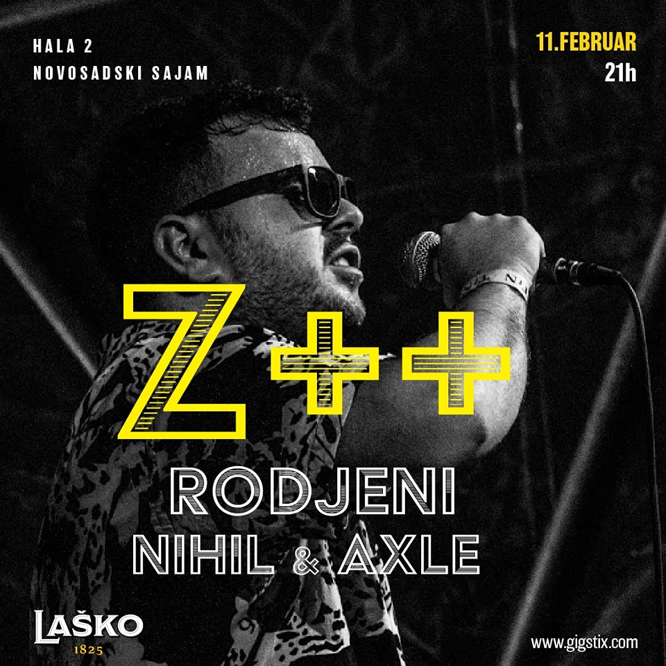 Vrhunski koncert u Hali 2: Z++ i Vojko V u februaru i martu u Novom Sadu